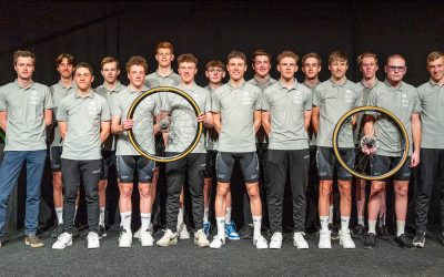 Junioren in La route d’Éole in Frankrijk