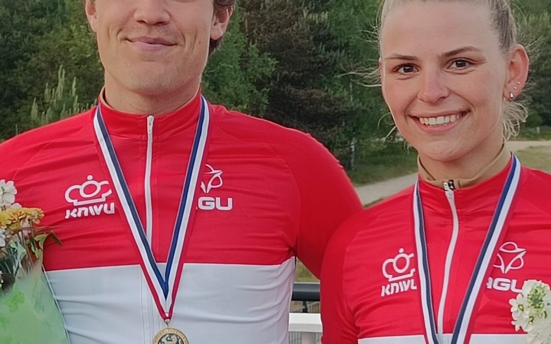 Juliët Eickhof en Quinten Veling goud bij NK tijdrijden Studenten