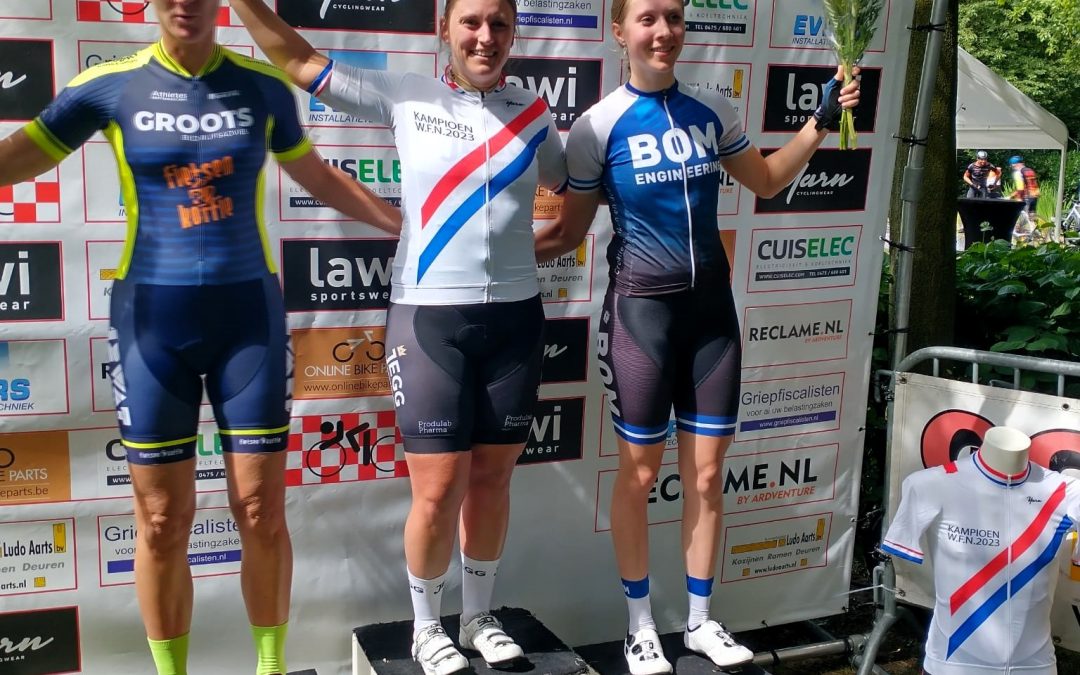 Chantal Verstraten wint NK-titel op de weg bij BWF