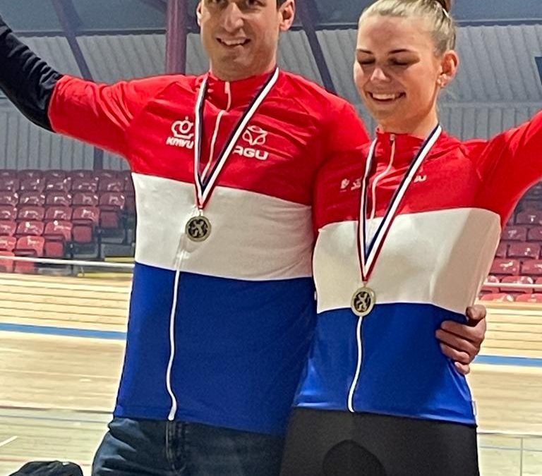 Juliet Eickhof opnieuw goud op NK, nu op het onderdeel derny.