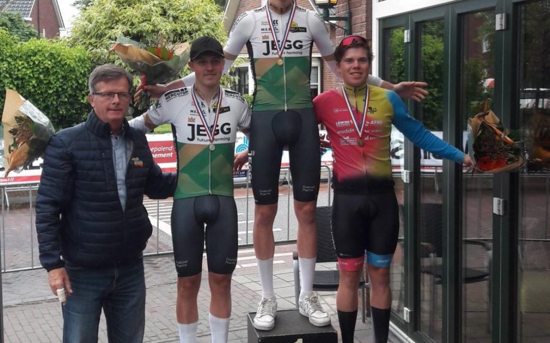 Luka Wissink en Gijs Schoonvelde in de winning mood.