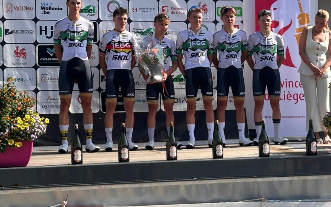 Junioren JEGG-SKIL-DJR winnen ploegenklassement etappekoers Aubel-Thimister-Stavelot