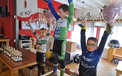 Mels van Mook 3e in KNWU-veldrit Dordrecht